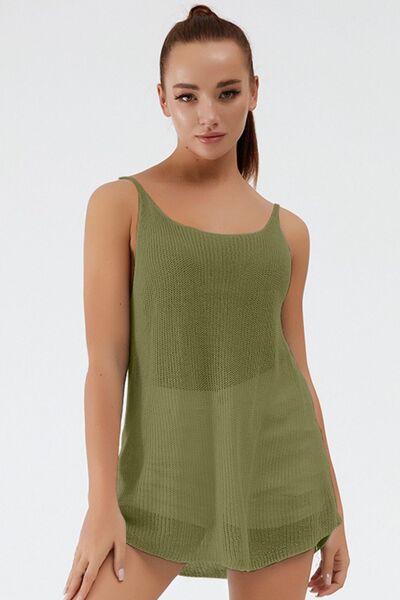 Scoop Neck Spaghetti Strap Knit Cami - Charming Charlie