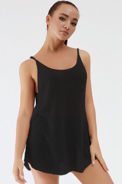 Scoop Neck Spaghetti Strap Knit Cami - Charming Charlie