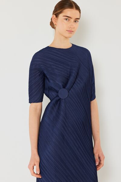 Marina West Swim Pleated Dolman Sleeve Dress - Charming Charlie