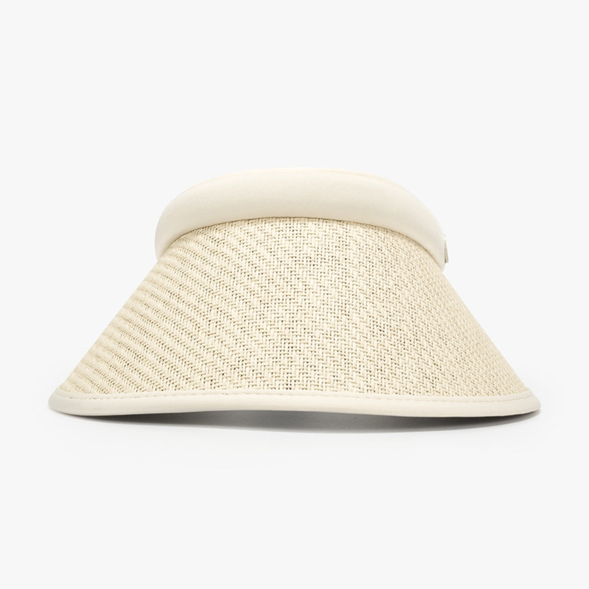 Solid Adjustable Weave Visor - Charming Charlie
