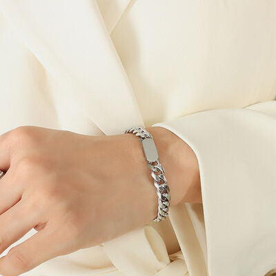 18K Gold-Plated Titanium Steel Bracelet - Charming Charlie