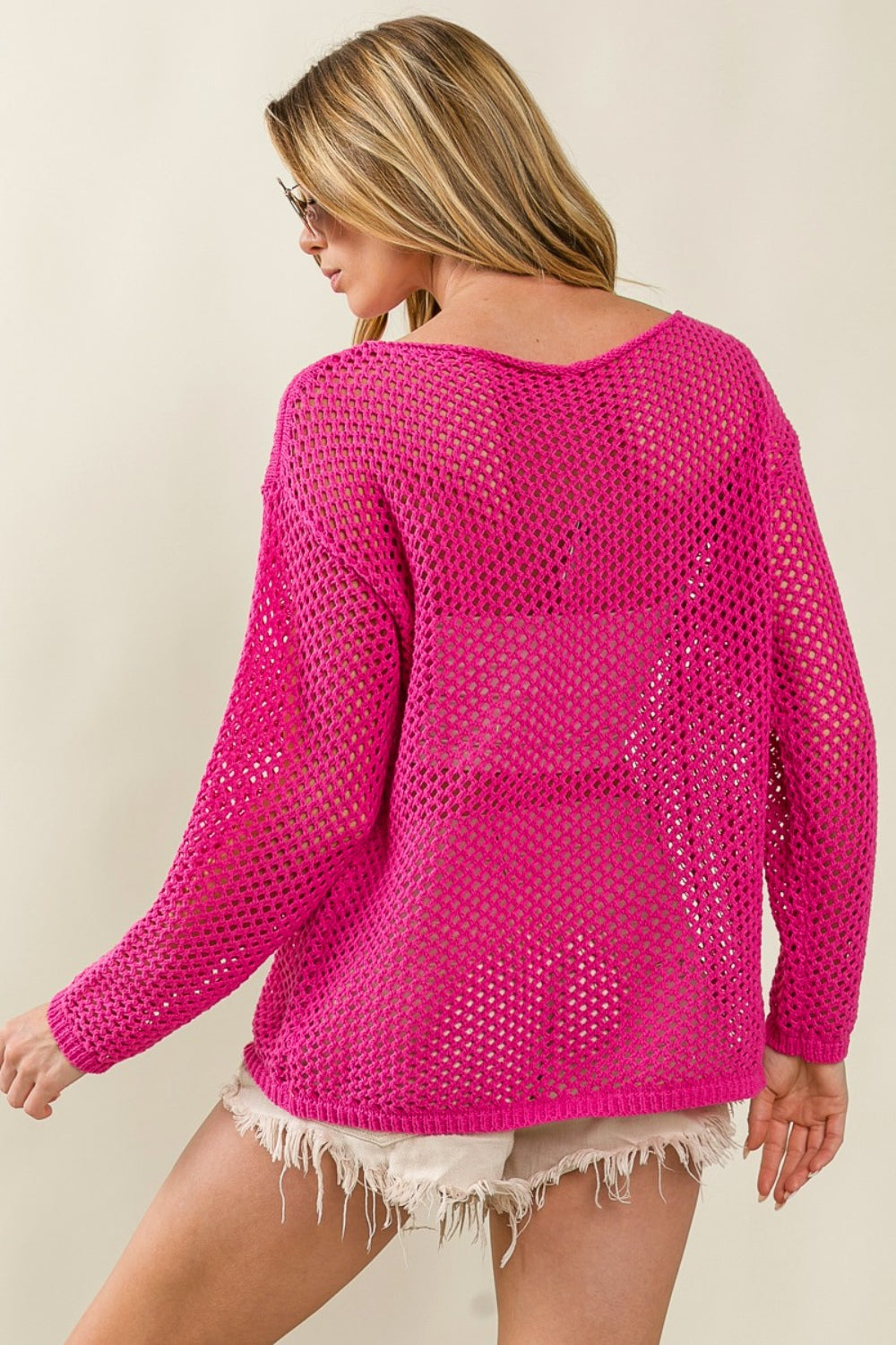 BiBi VACAY MODE Embroidered Knit Cover Up - Charming Charlie