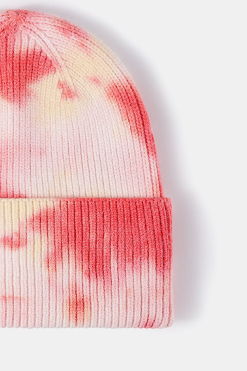 Tie-Dye Cuffed Rib-Knit Beanie Hat - Charming Charlie