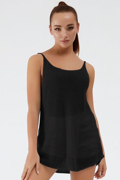 Scoop Neck Spaghetti Strap Knit Cami - Charming Charlie