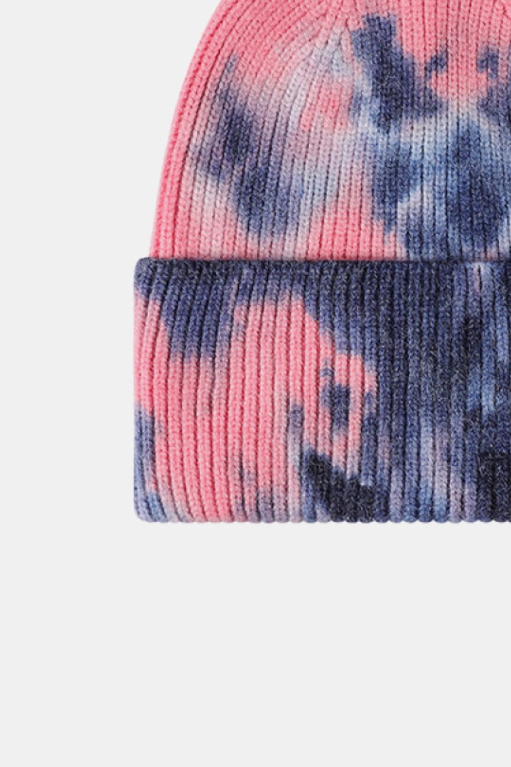 Tie-Dye Cuffed Rib-Knit Beanie Hat - Charming Charlie