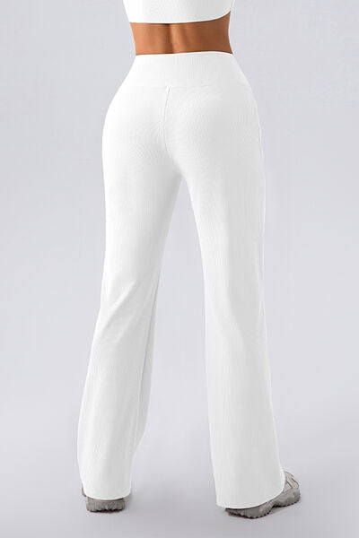 High Waist Straight Active Pants - Charming Charlie