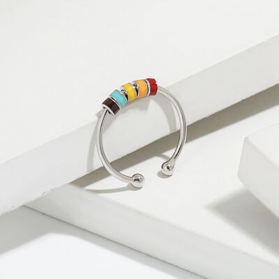 925 Sterling Silver Oil Drip Ring - Charming Charlie
