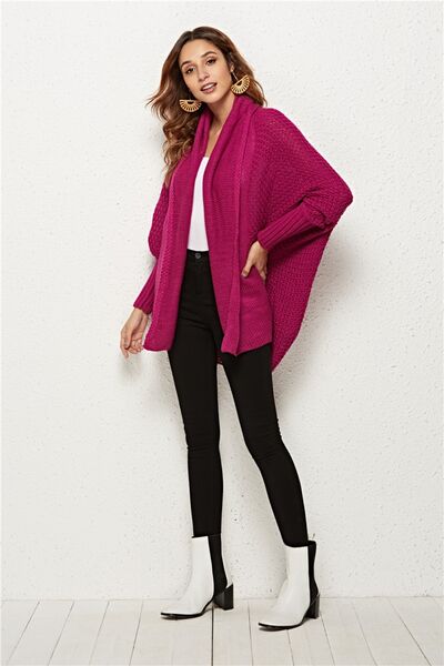 Open Front Batwing Sleeve Cardigan - Charming Charlie