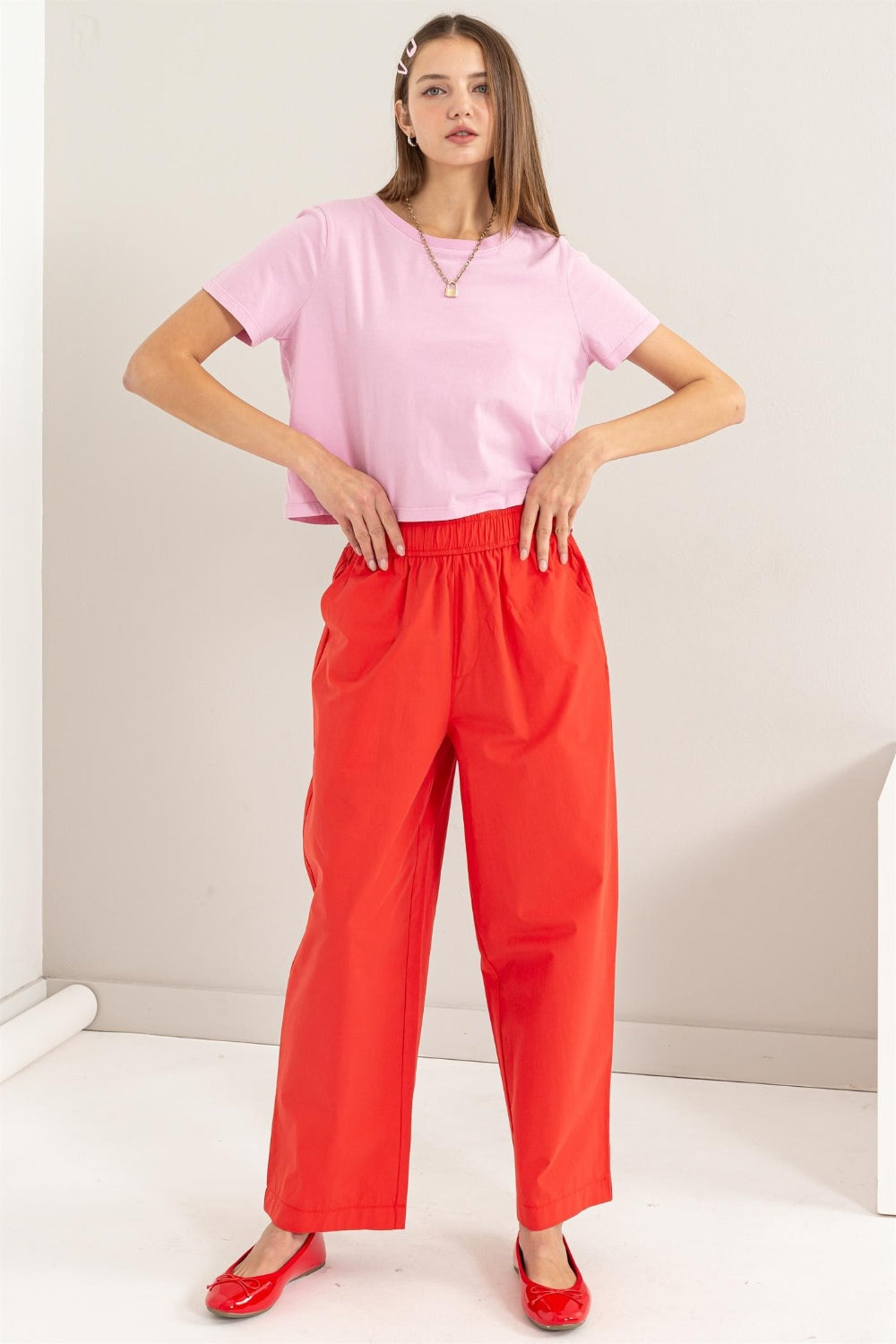 HYFVE Round Neck Cropped T-Shirt - Charming Charlie