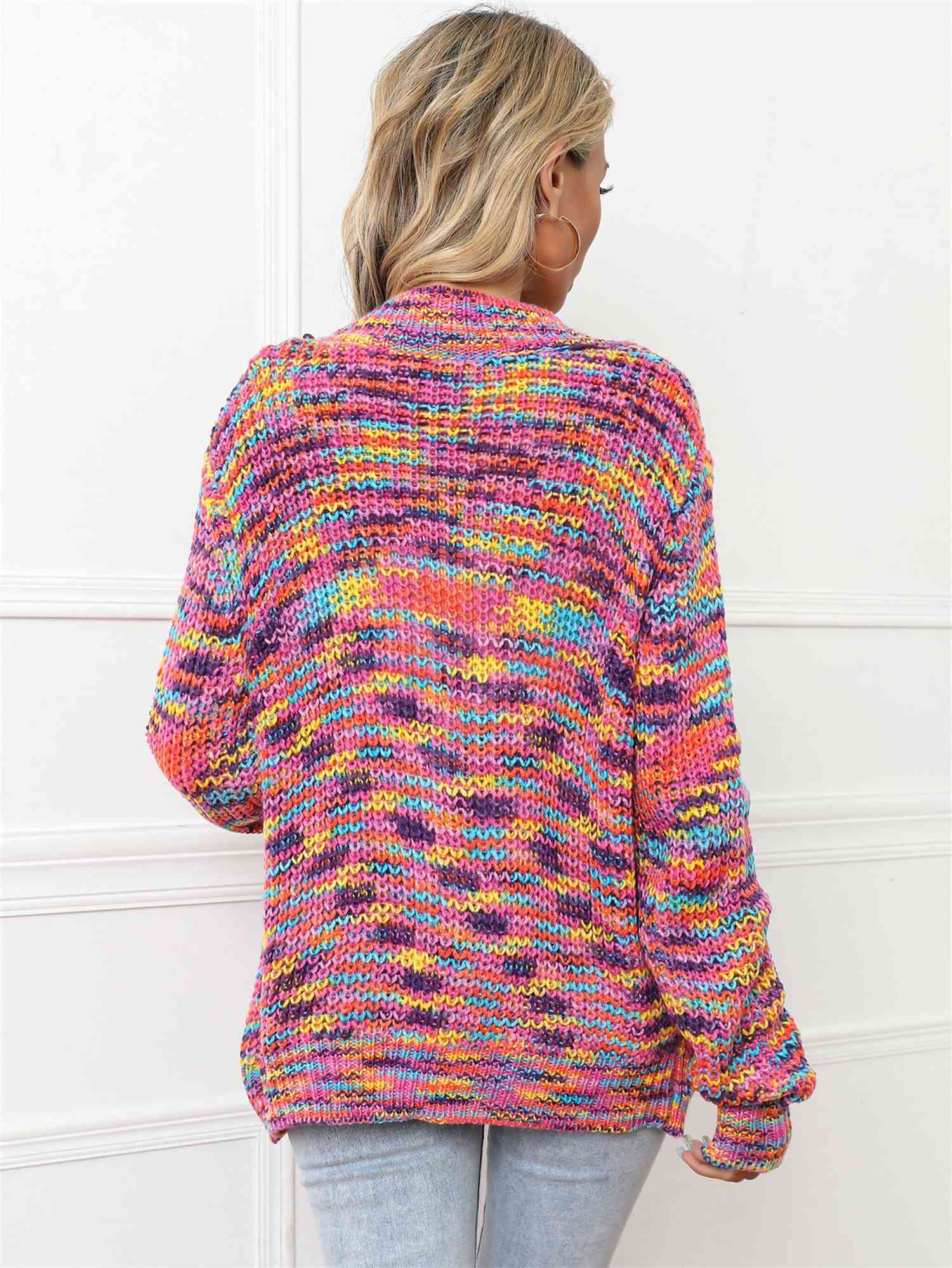 V-Neck Long Sleeve Cardigan - Charming Charlie