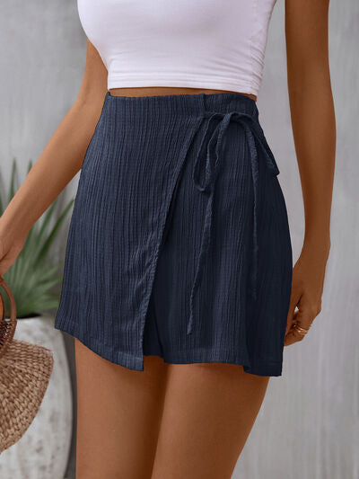Tied High Waist Skort - Charming Charlie