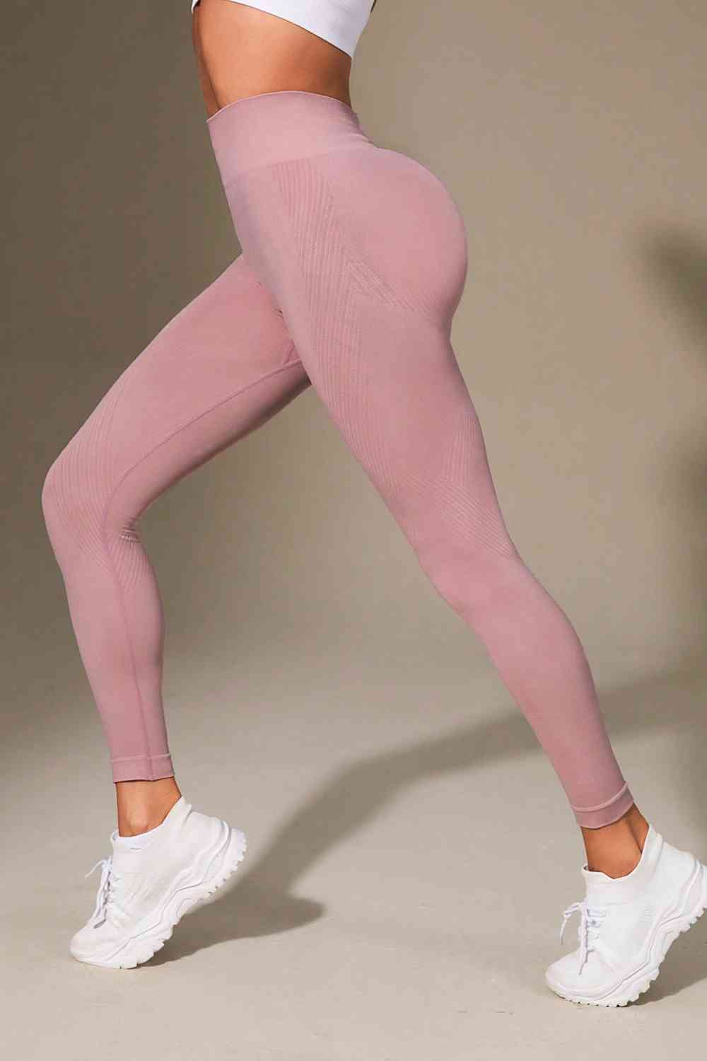 Wide Waistband Sports Leggings - Charming Charlie