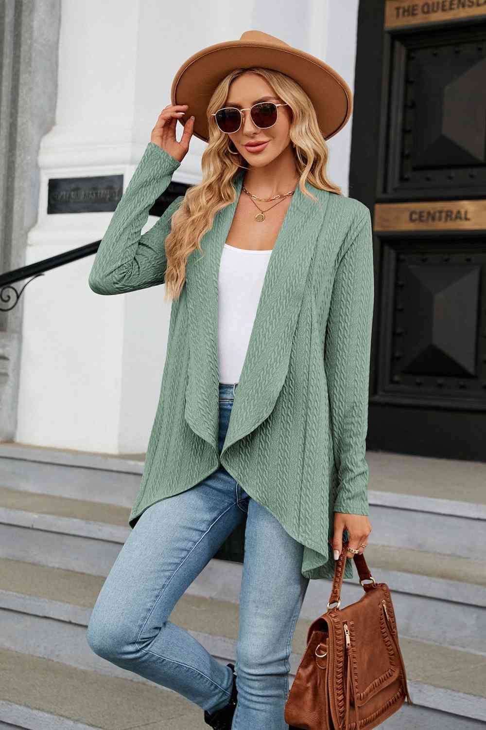Open Front Long Sleeve Cardigan - Charming Charlie