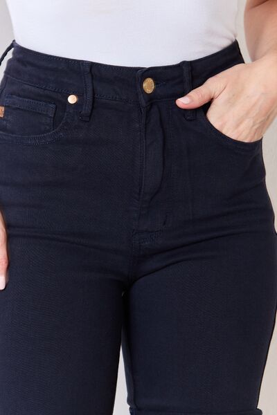 Judy Blue Full Size High Waist Tummy Control Bermuda Shorts - Charming Charlie