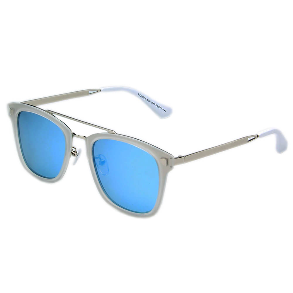 BRESCIA | SHIVEDA PT28025 - Polarized Square Fashion Sunglasses - Cramilo Eyewear - Stylish Trendy Affordable Sunglasses Clear Glasses Eye Wear Fashion