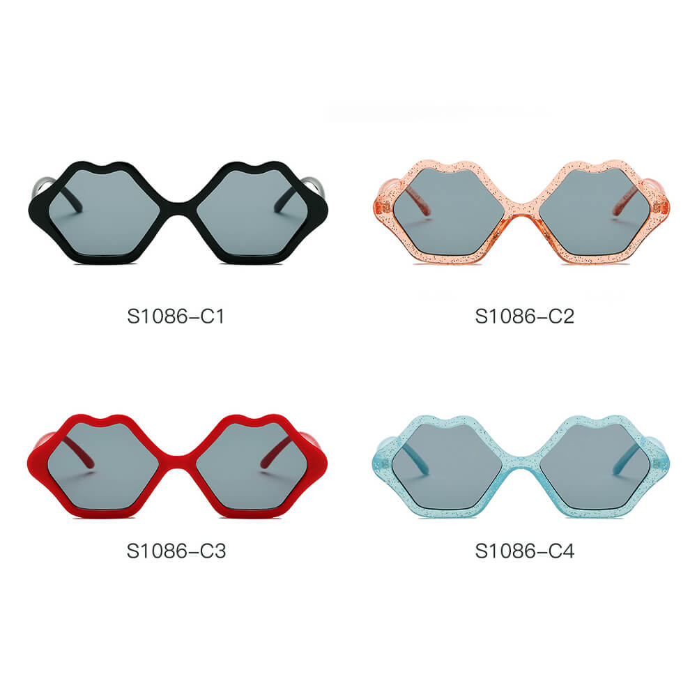 ITHACA | S1086 - Women Fashion Funky Hipster Sunglasses - Cramilo Eyewear - Stylish Trendy Affordable Sunglasses Clear Glasses Eye Wear Fashion