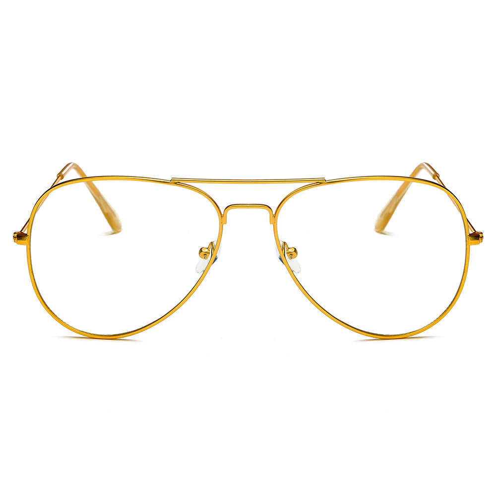 ENID | F1001 - Trendy Aviator Clear Glasses Lens Sun Glasses - Cramilo Eyewear - Stylish Trendy Affordable Sunglasses Clear Glasses Eye Wear Fashion