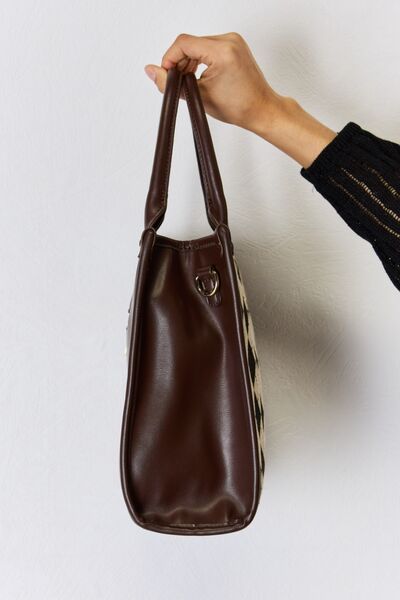 David Jones Argyle Pattern PU Leather Handbag - Charming Charlie