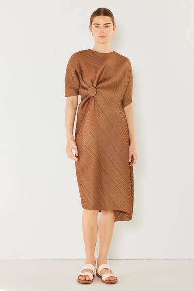 Marina West Swim Pleated Dolman Sleeve Dress - Charming Charlie