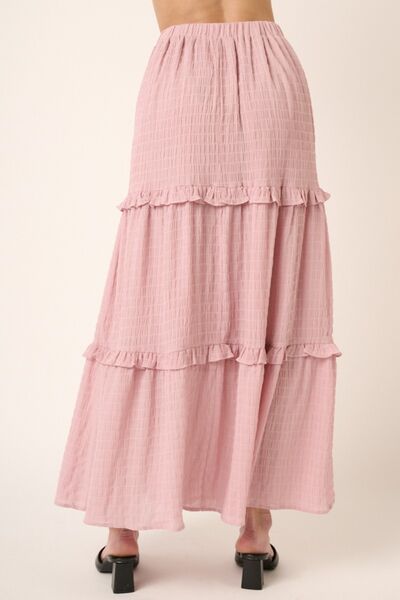 Mittoshop Drawstring High Waist Frill Skirt - Charming Charlie