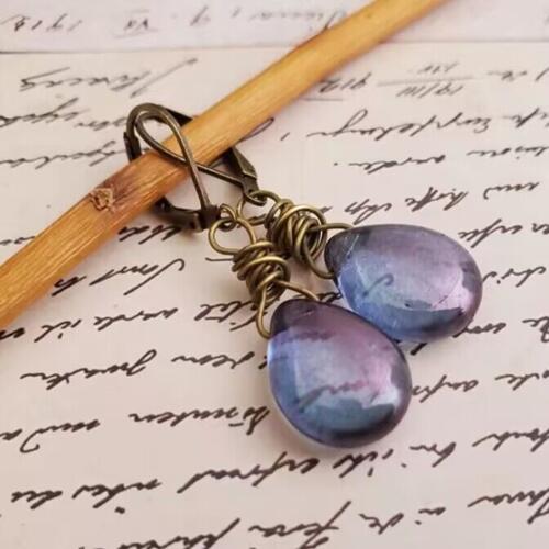 Alloy Gemstone Drop Earrings - Charming Charlie