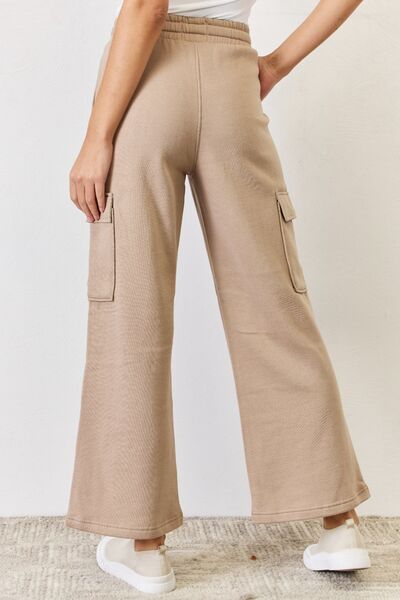 RISEN High Waist Cargo Wide Leg Pants - Charming Charlie