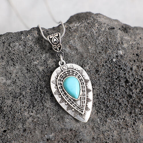 Geometric Alloy Pendant Necklace - Charming Charlie