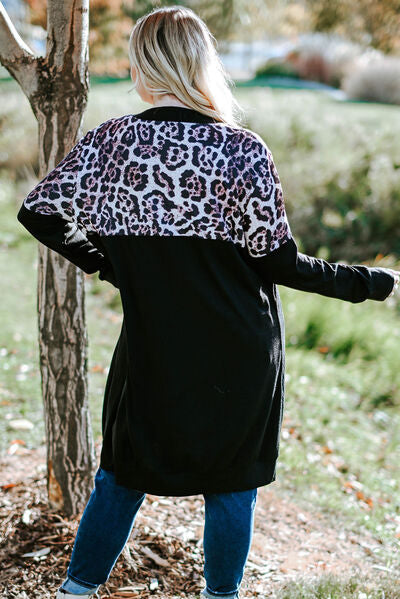 Plus Size Open Front Dropped Shoulder Cardigan - Charming Charlie
