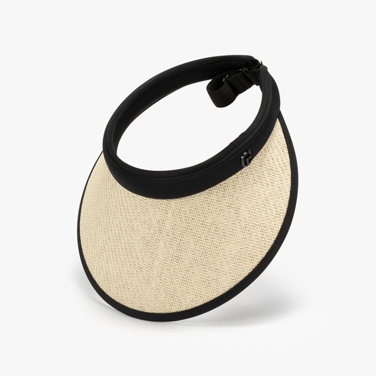 Solid Adjustable Weave Visor - Charming Charlie