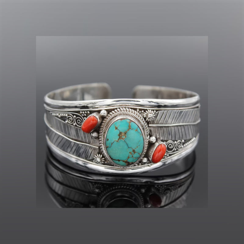 Turquoise Open Bracelet - Charming Charlie