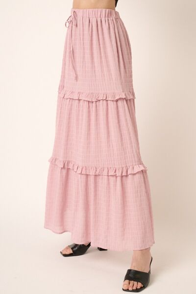 Mittoshop Drawstring High Waist Frill Skirt - Charming Charlie