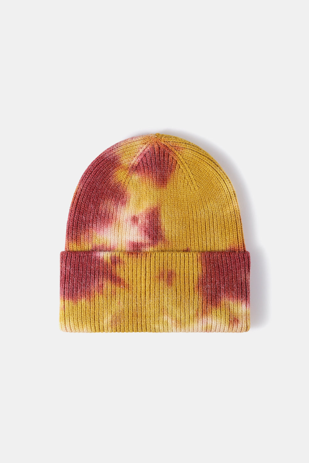 Tie-Dye Cuffed Rib-Knit Beanie Hat - Charming Charlie