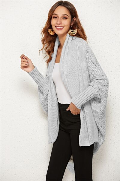 Open Front Batwing Sleeve Cardigan - Charming Charlie