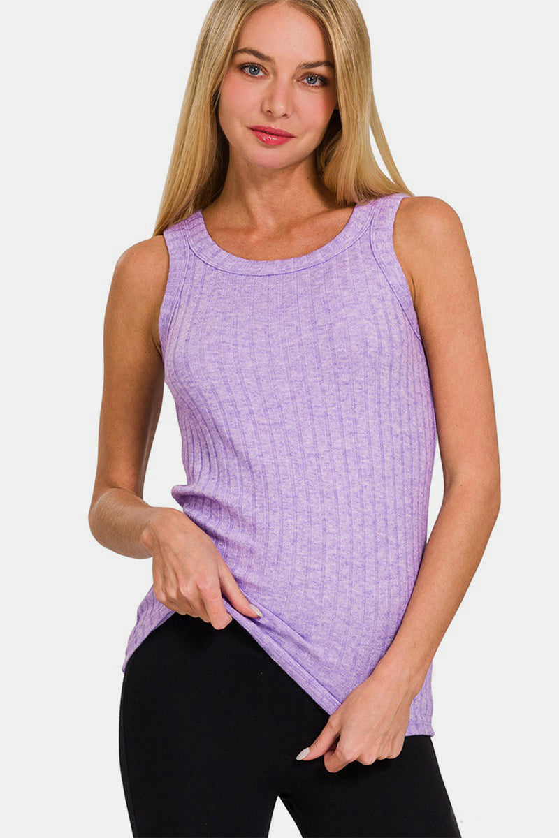 Printed Round Neck Tank