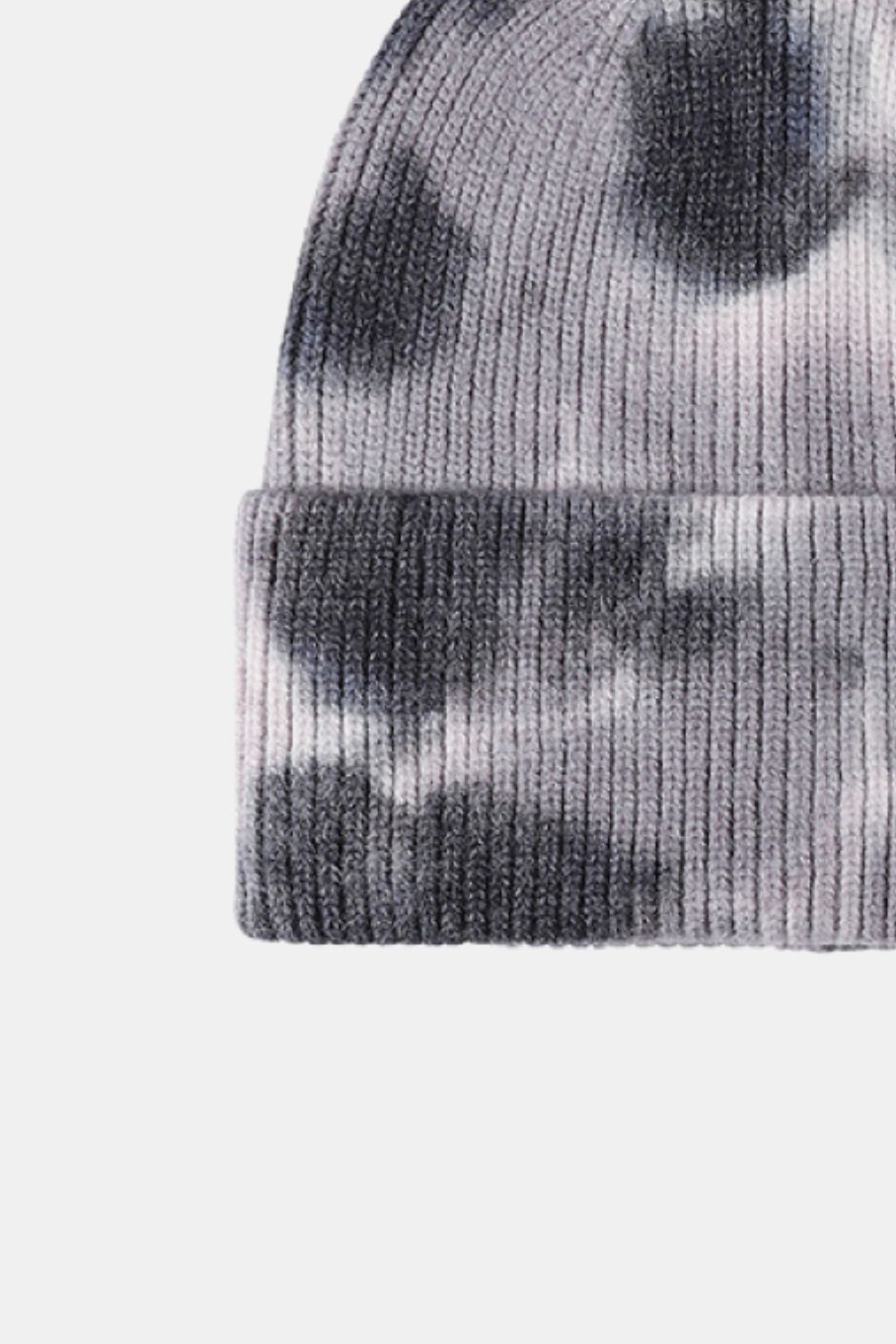 Tie-Dye Cuffed Rib-Knit Beanie Hat - Charming Charlie
