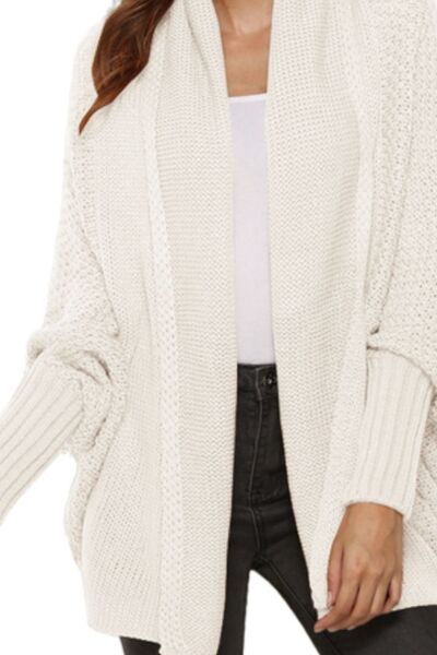 Open Front Batwing Sleeve Cardigan - Charming Charlie