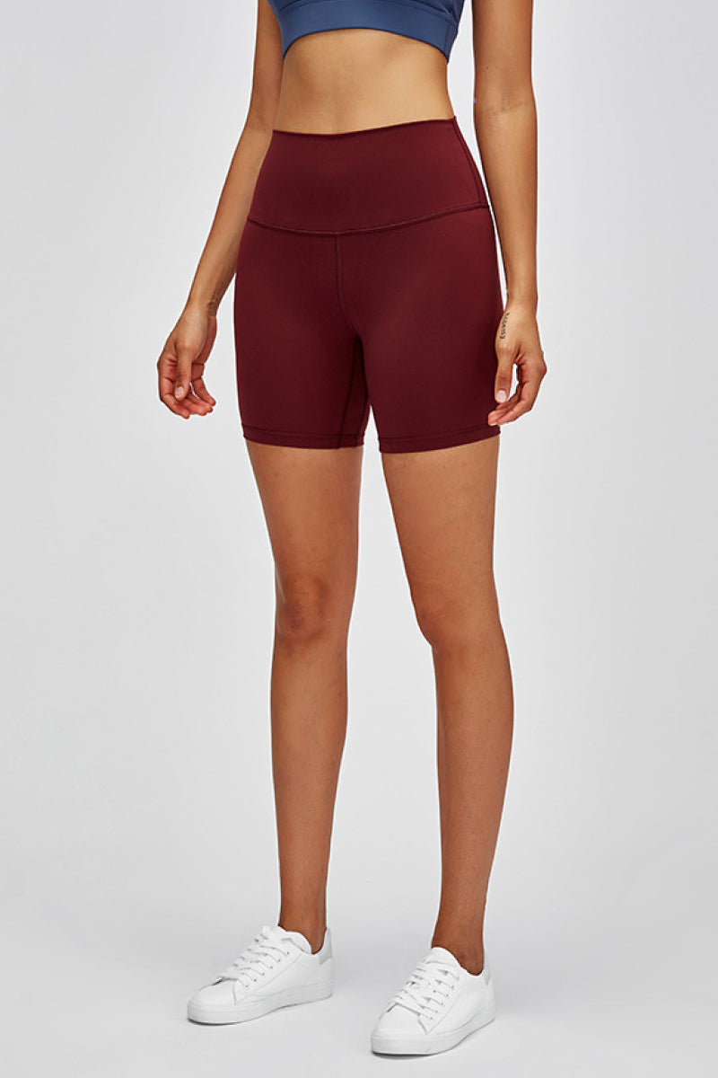 High Waist Training Shorts - Charming Charlie
