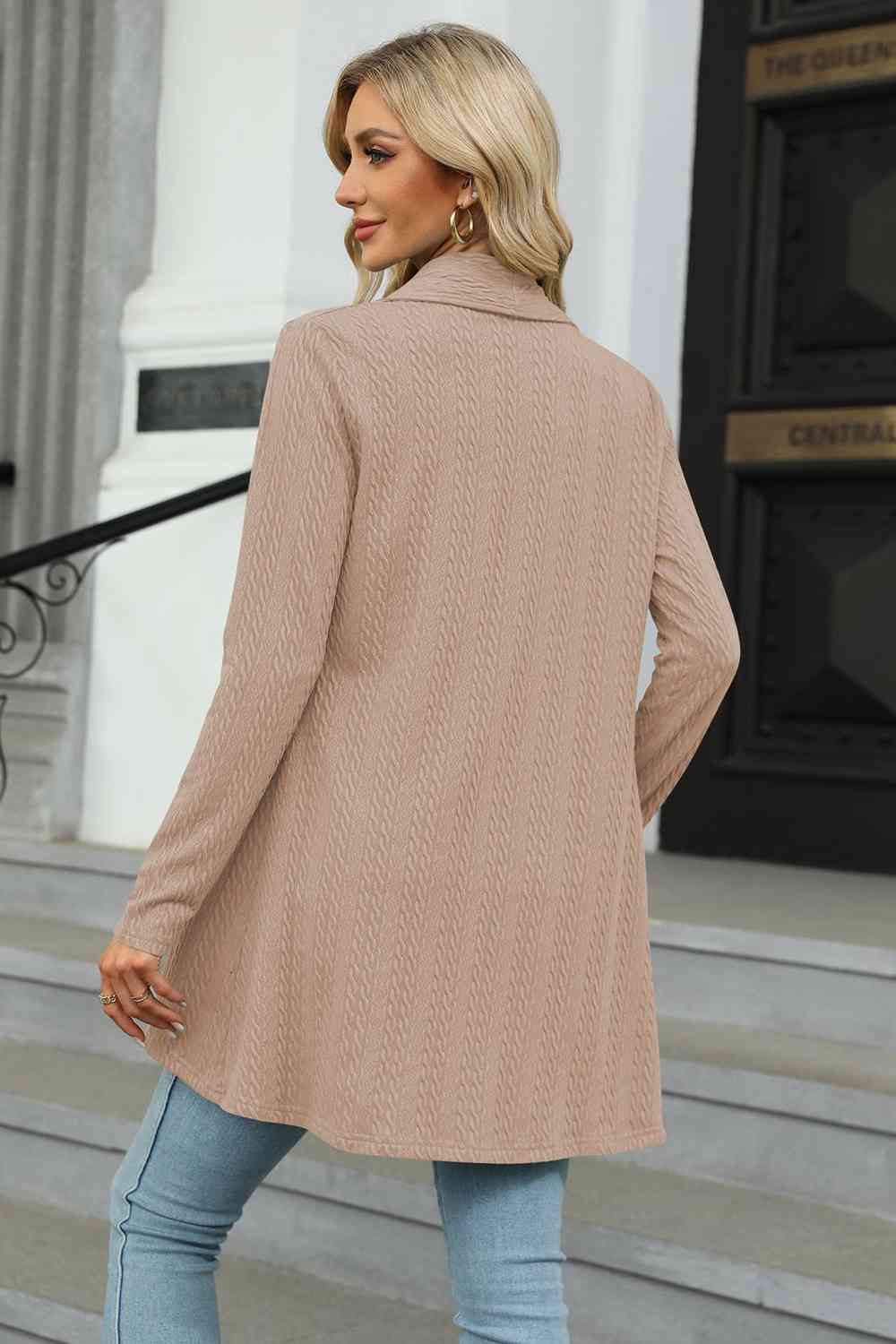 Open Front Long Sleeve Cardigan - Charming Charlie