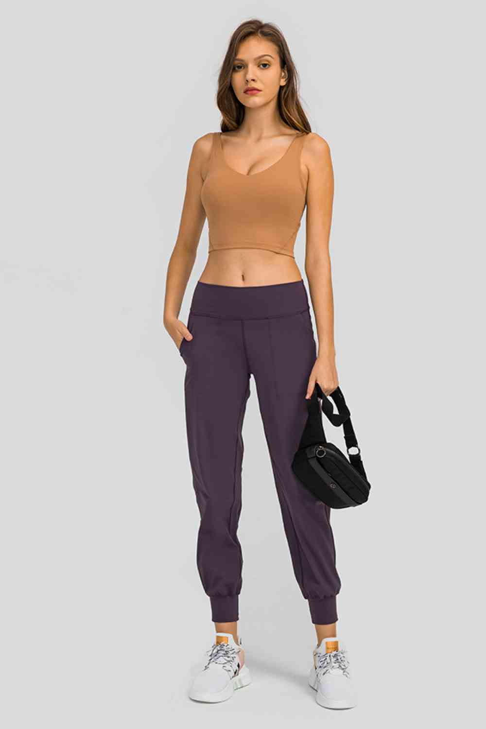 Wide Waistband Slant Pocket Pants - Charming Charlie