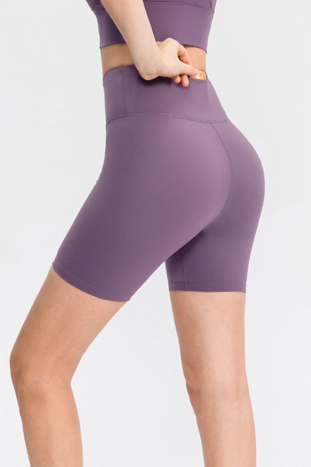 Wide Waistband Sports Shorts - Charming Charlie