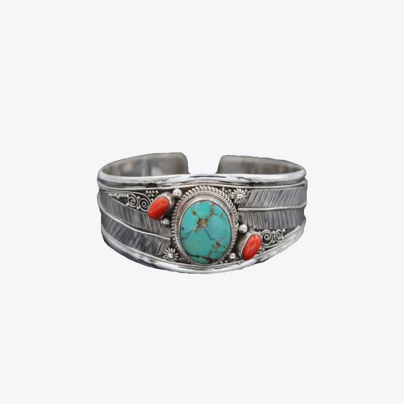 Turquoise Open Bracelet - Charming Charlie
