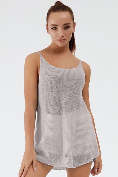 Scoop Neck Spaghetti Strap Knit Cami - Charming Charlie