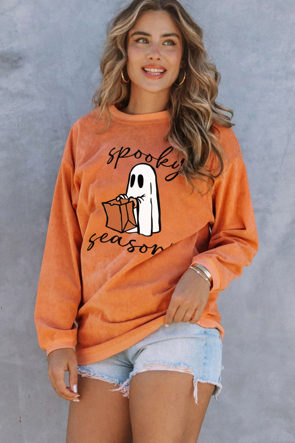 SPOOKY SEASON Graphic Sweatshirt - Charming Charlie