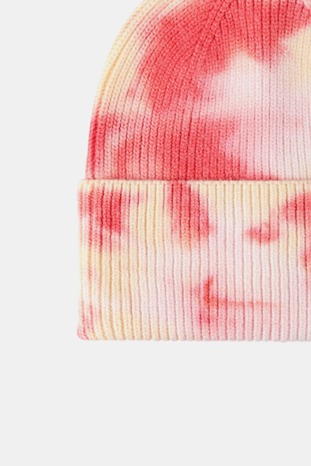 Tie-Dye Cuffed Rib-Knit Beanie Hat - Charming Charlie