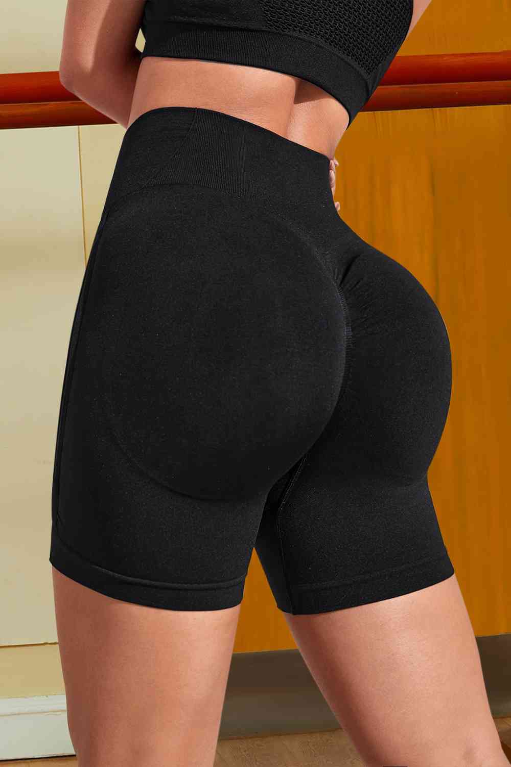 Wide Waistband Sports Shorts - Charming Charlie