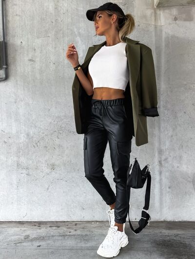 Drawstring Pants with Pockets - Charming Charlie