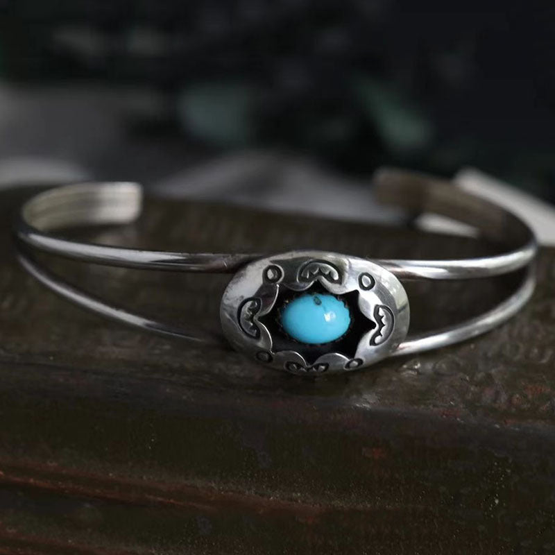 Turquoise Open Bracelet - Charming Charlie