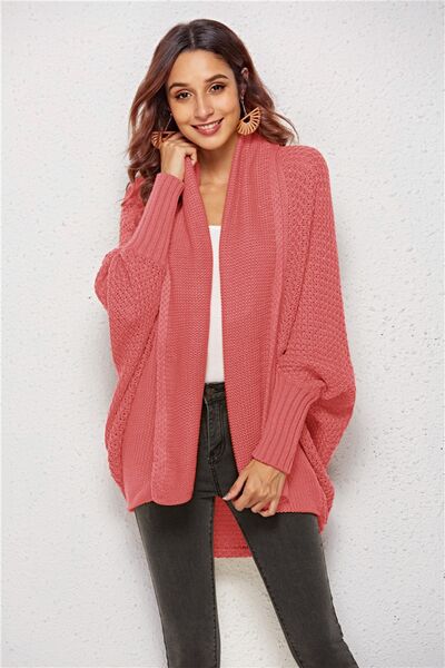 Open Front Batwing Sleeve Cardigan - Charming Charlie