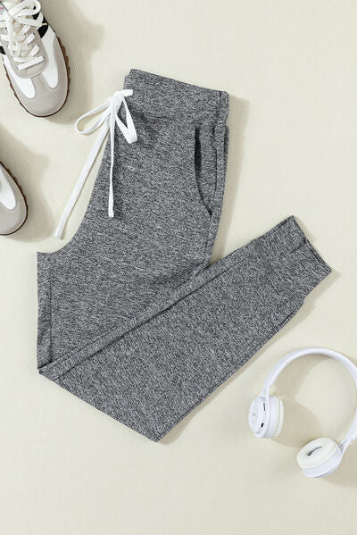 Drawstring Joggers with Pockets - Charming Charlie