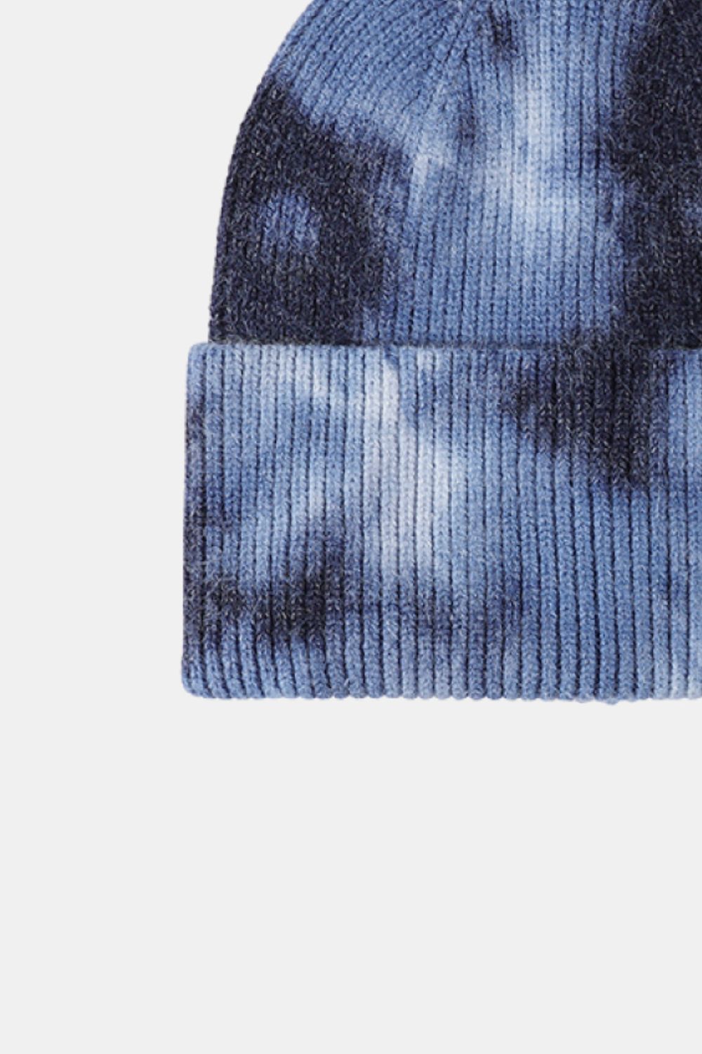 Tie-Dye Cuffed Rib-Knit Beanie Hat - Charming Charlie